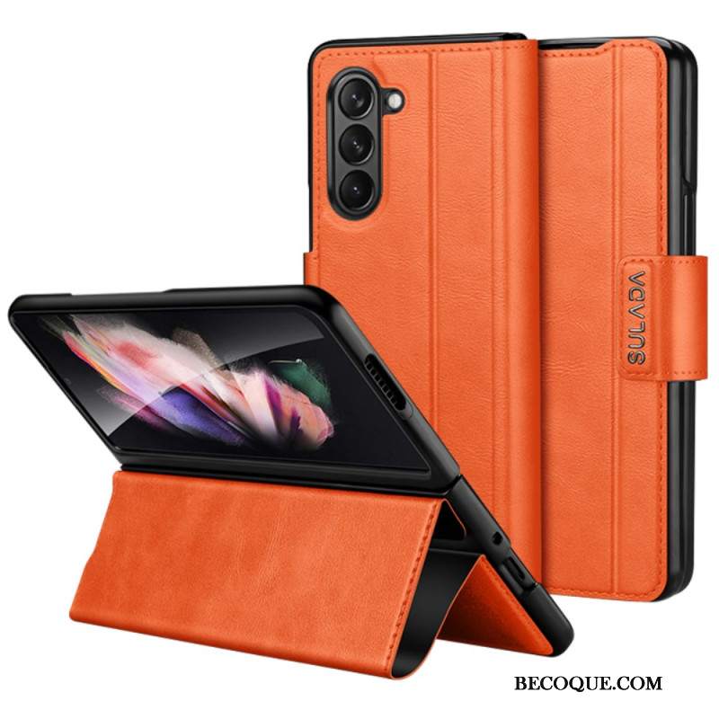 Case Samsung Galaxy Z Fold 6 Etui Na Telefon Sztuczna Skóra Sulada