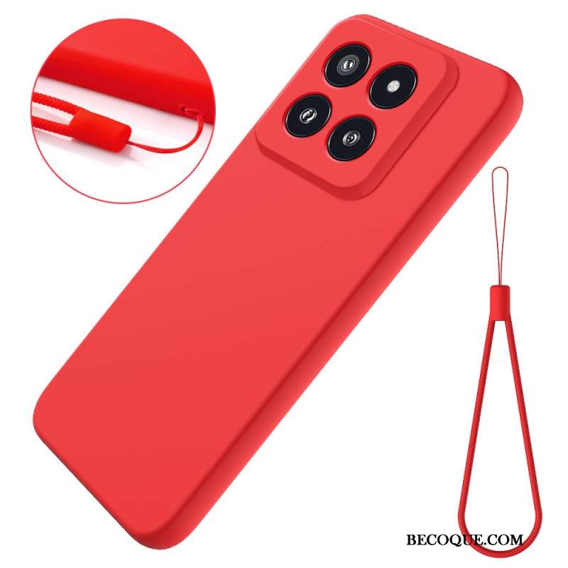 Etui Do Xiaomi 14 Pro Pasek Z Płynnego Silikonu