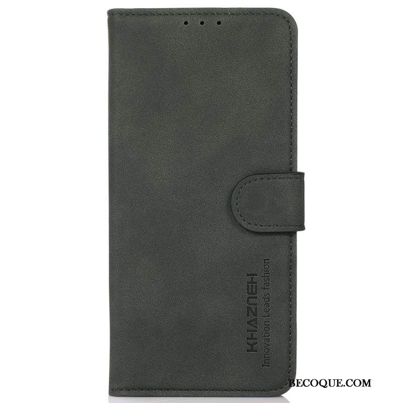 Etui Folio Do Motorola Edge 50 Pro Efekt Zamszu Khazneh