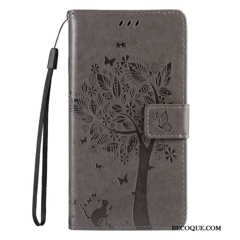 Etui Folio Do Motorola Edge 50 Ultra Drzewo Do Smyczy