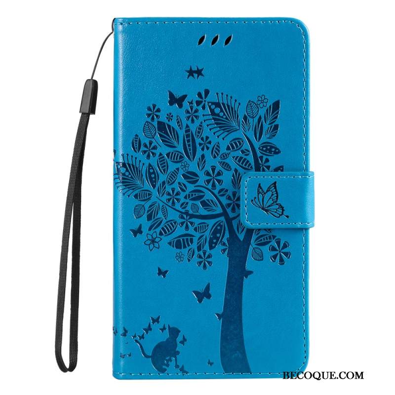 Etui Folio Do Motorola Edge 50 Ultra Drzewo Do Smyczy