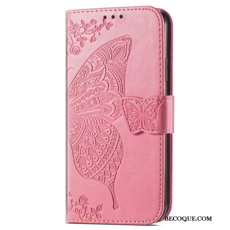 Etui Folio Do Realme 12 Plus 5g Barokowy Motyl