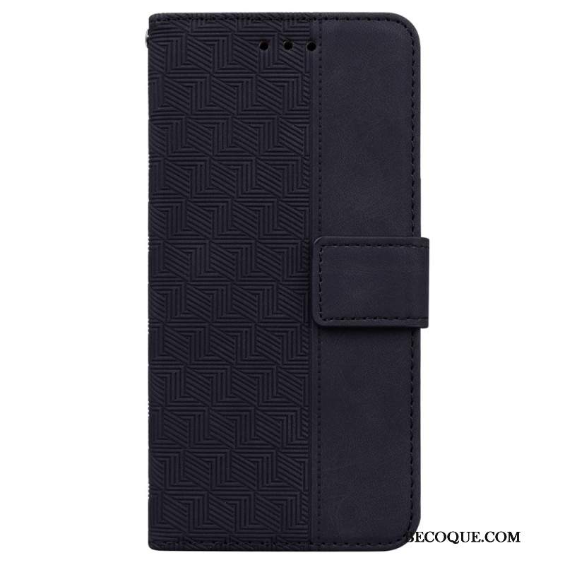 Etui Folio Do Samsung Galaxy A16 5g Wzór Tkany