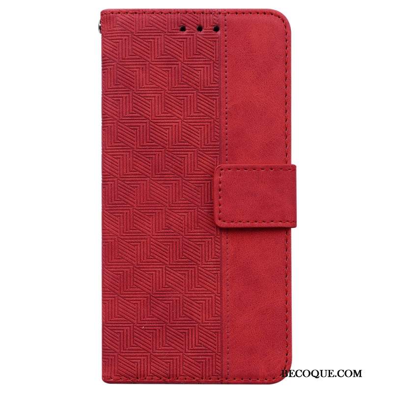 Etui Folio Do Samsung Galaxy A16 5g Wzór Tkany