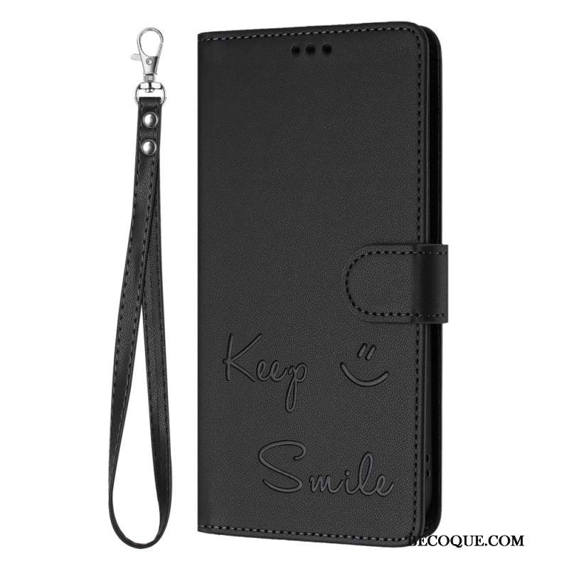 Etui Folio Do Samsung Galaxy A16 5g Zachowaj Uśmiech