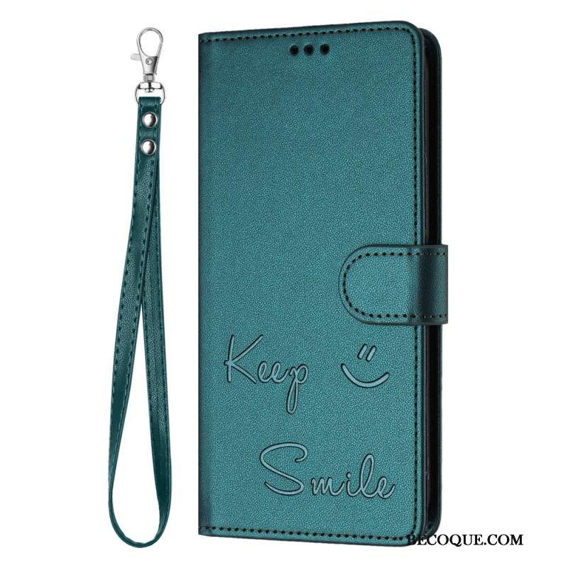 Etui Folio Do Samsung Galaxy A16 5g Zachowaj Uśmiech