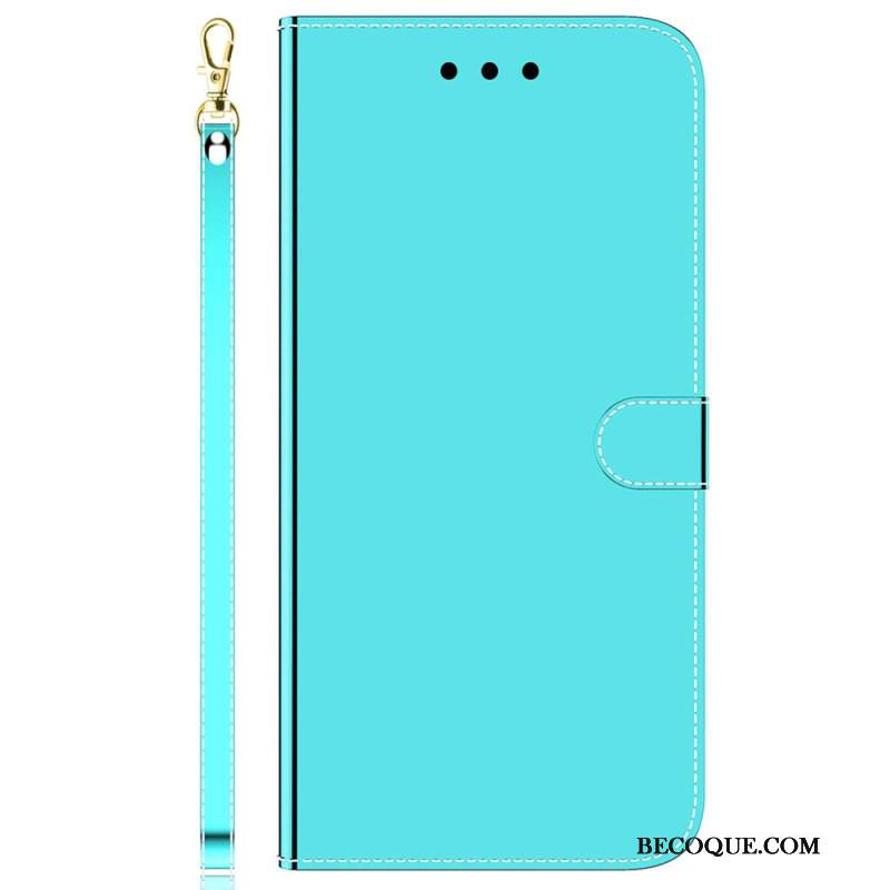 Etui Folio Do Samsung Galaxy A55 5g Efekt Lustra I Pasek