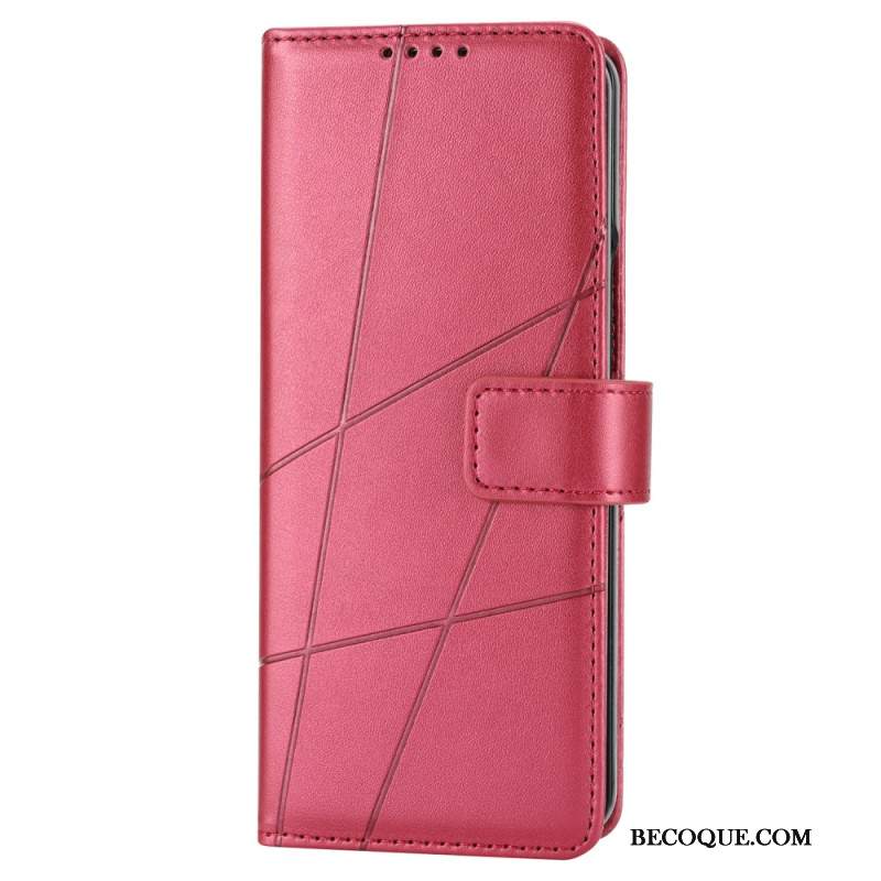 Etui Folio Do Samsung Galaxy Z Fold 6 Linie Paska