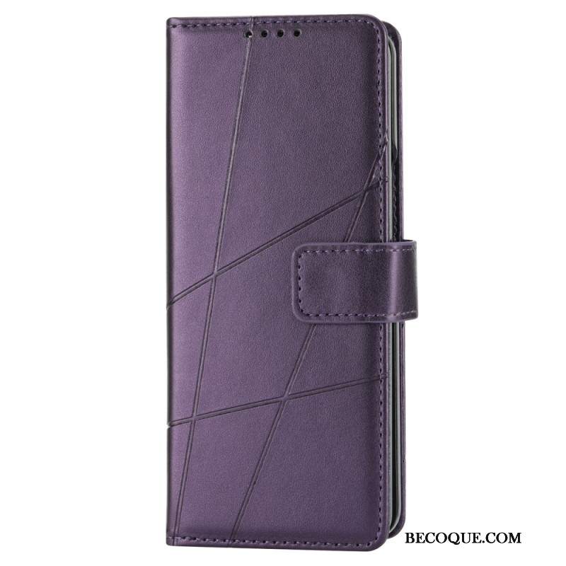 Etui Folio Do Samsung Galaxy Z Fold 6 Linie Paska