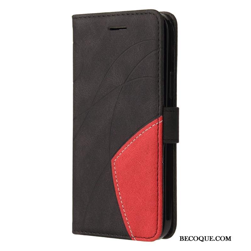 Etui Folio Do Xiaomi 14 Linie Dwukolorowe