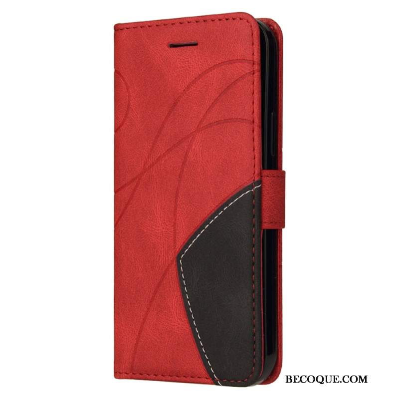 Etui Folio Do Xiaomi 14 Linie Dwukolorowe