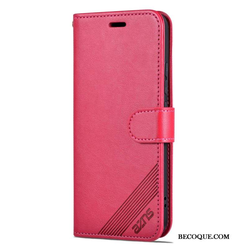 Etui Folio Do Xiaomi 14 Skórzany Styl Azns