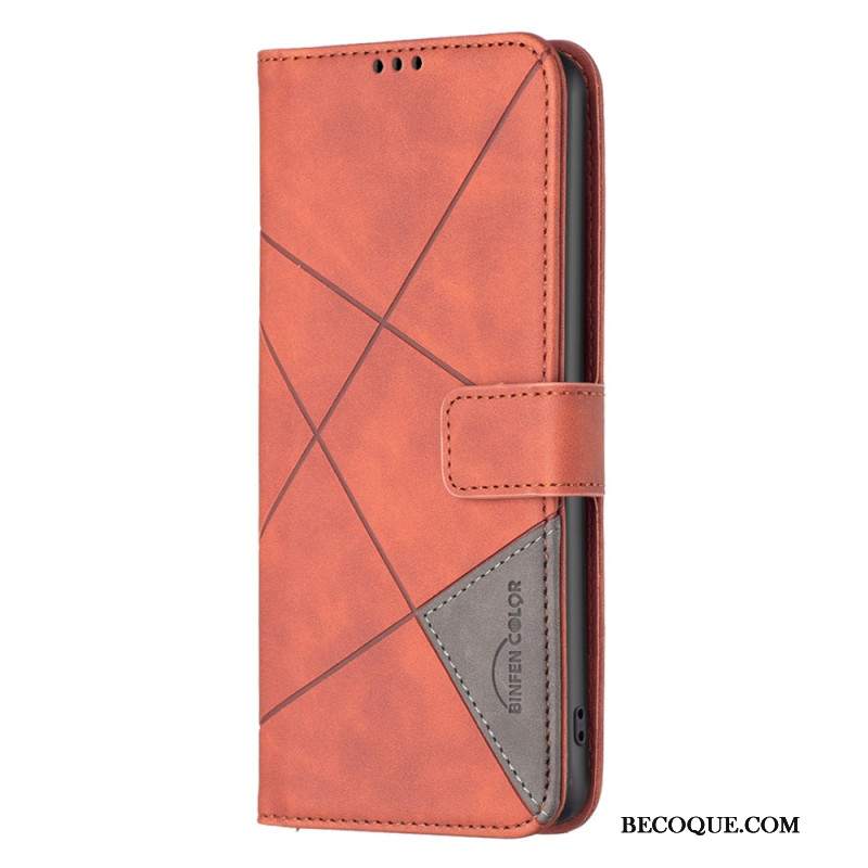 Etui Folio Do Xiaomi Redmi Note 13 4g Diamenty Binfen Kolor