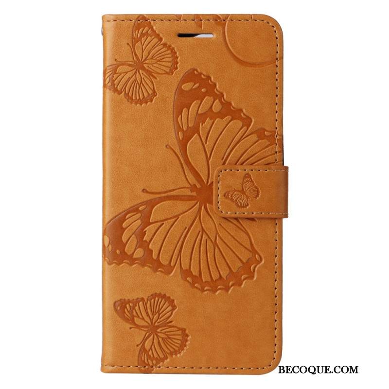 Etui Folio Do Xiaomi Redmi Note 13 4g Gigantyczne Motyle Z Paskiem