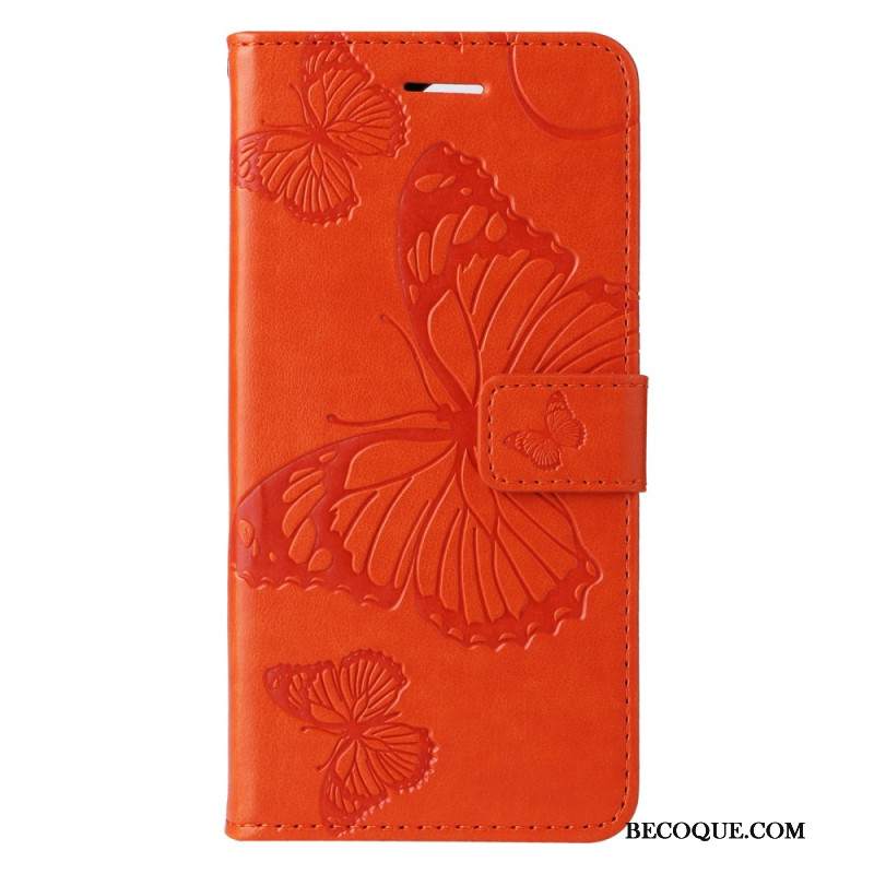 Etui Folio Do Xiaomi Redmi Note 13 4g Gigantyczne Motyle Z Paskiem