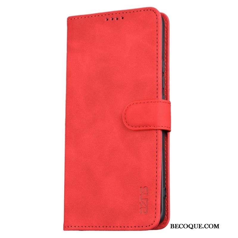 Etui Folio Do Xiaomi Redmi Note 13 5g Efekt Skóry Azns