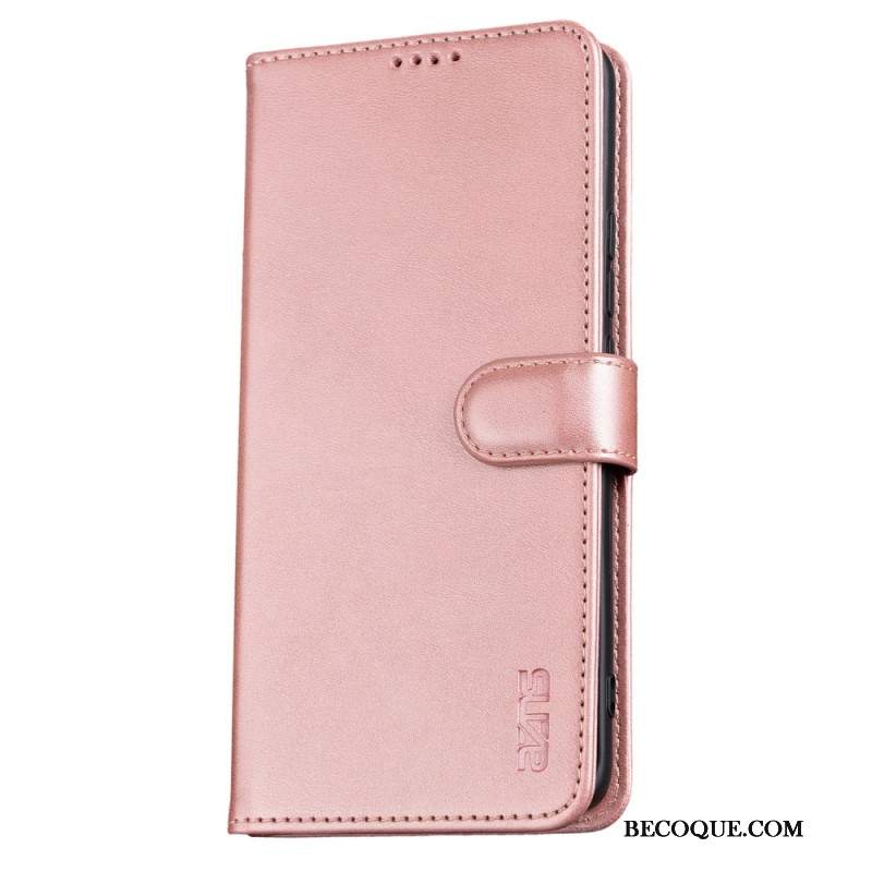 Etui Folio Do Xiaomi Redmi Note 13 5g Efekt Skóry Azns