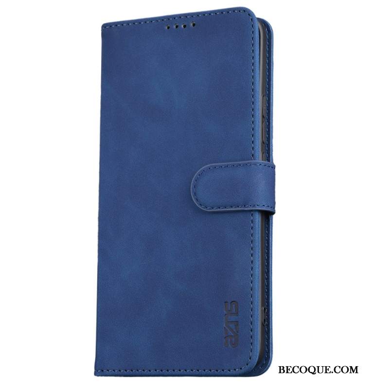 Etui Folio Do Xiaomi Redmi Note 13 5g Efekt Skóry Azns