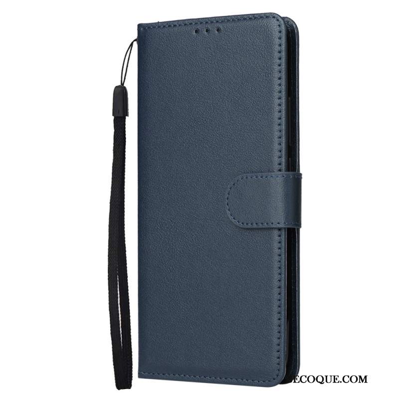 Etui Folio Do Xiaomi Redmi Note 13 5g Gładki Z Paskiem