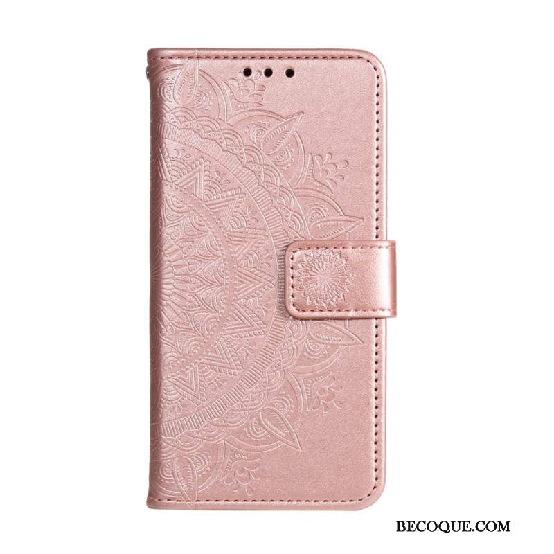 Etui Folio Do Xiaomi Redmi Note 13 5g Mandala Słońce