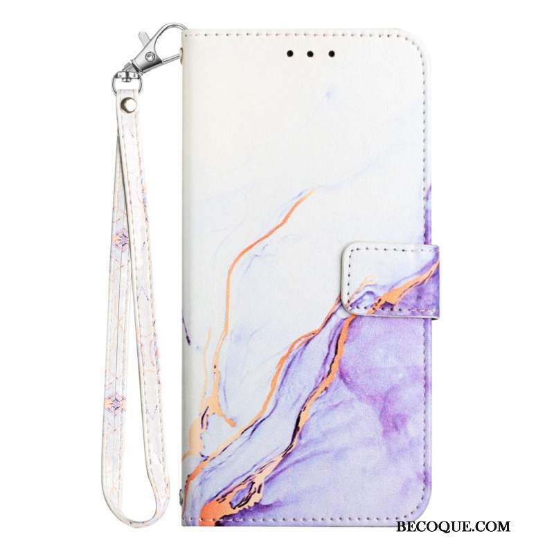 Etui Folio Do Xiaomi Redmi Note 13 5g Marmurowy Pasek