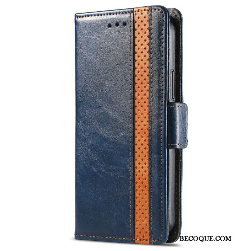 Etui Folio Do Xiaomi Redmi Note 13 5g Vintage Z Blokadą Rfid Caseneo