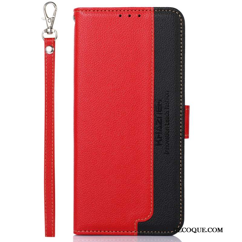 Etui Folio Do Xiaomi Redmi Note 13 Pro 4g Dwukolorowe Blokowanie Rfid