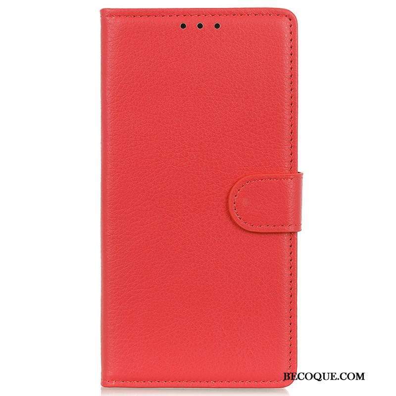 Etui Folio Do Xiaomi Redmi Note 13 Pro 4g Tradycyjna Sztuczna Skóra