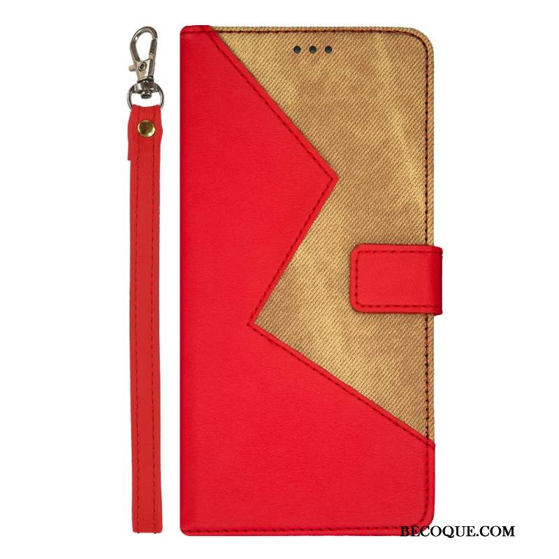 Etui Folio Do Xiaomi Redmi Note 13 Pro Plus 5g Dwukolorowy Idewei