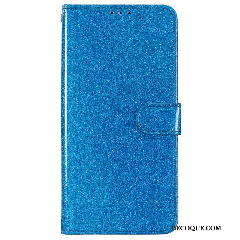 Etui Folio Do iPhone 16 Cekiny Z Paskami