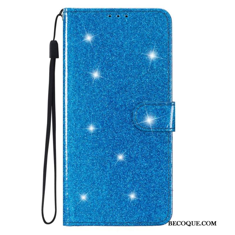 Etui Folio Google Pixel 8 Cekiny Z Paskami