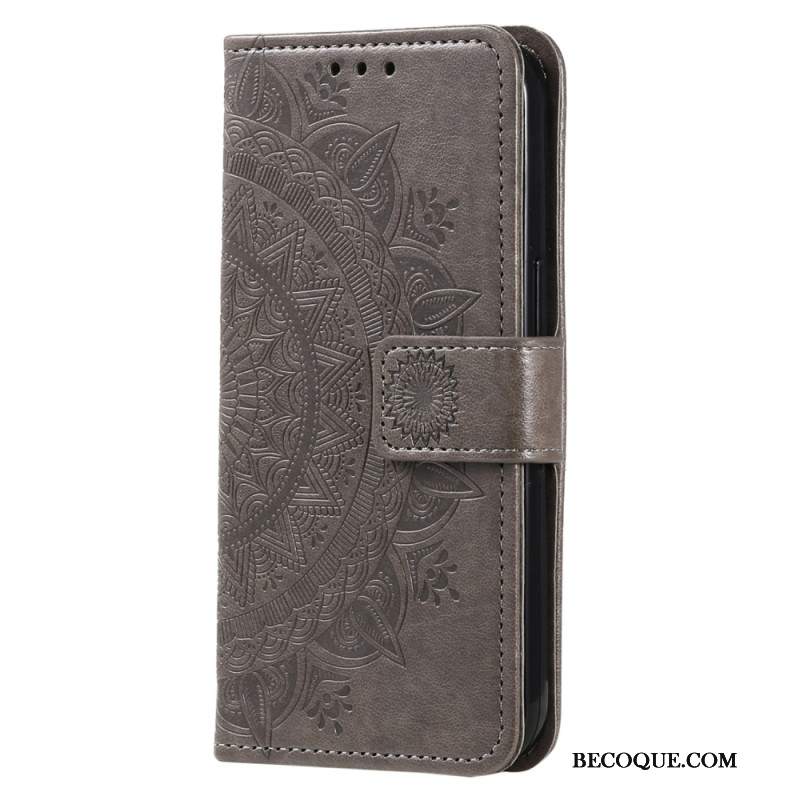 Etui Folio Google Pixel 8 Pro Mandala Z Paskiem Etui Ochronne