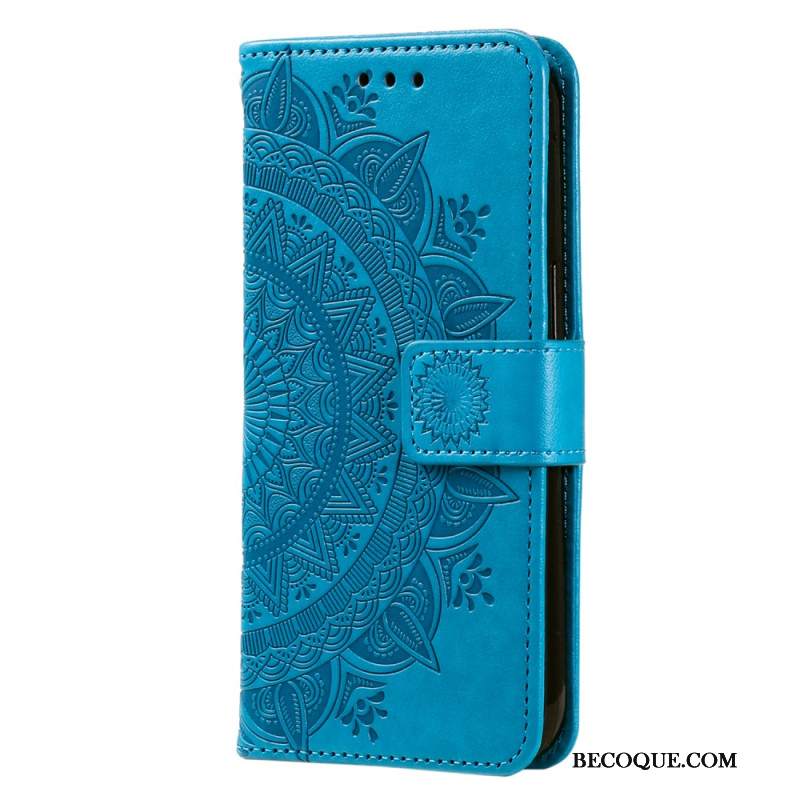 Etui Folio Google Pixel 8 Pro Mandala Z Paskiem Etui Ochronne