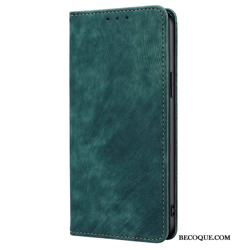 Etui Folio Huawei Nova 11 Pro Efekt Vintage Z Blokowaniem Rfid Etui Ochronne