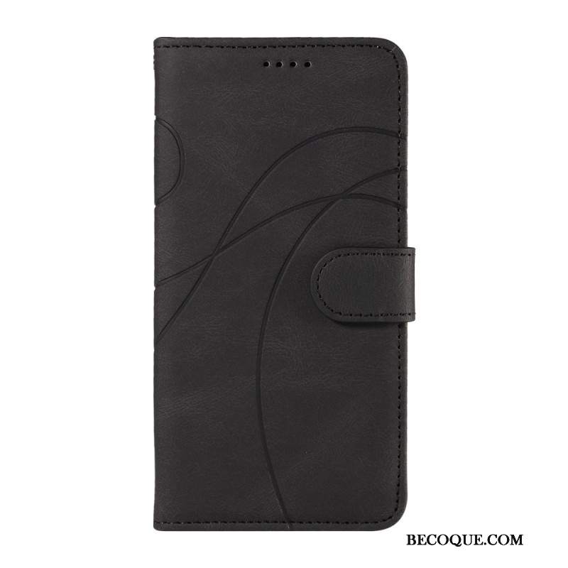 Etui Folio Motorola Edge 50 Faliste Linie Etui Ochronne