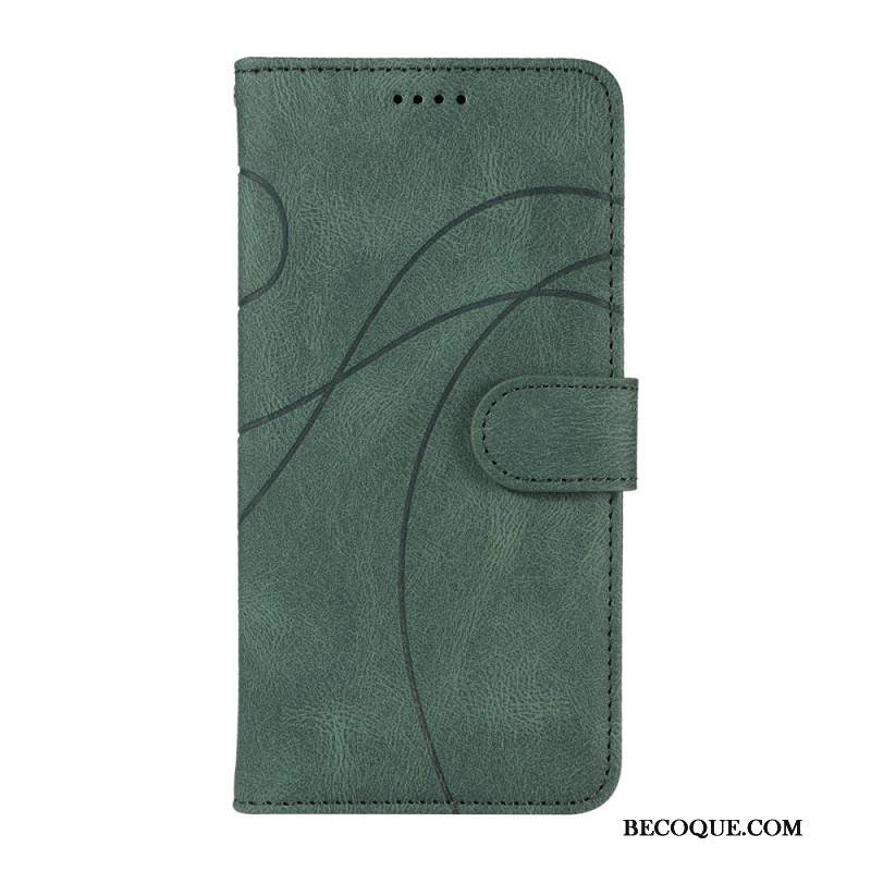 Etui Folio Motorola Edge 50 Faliste Linie Etui Ochronne