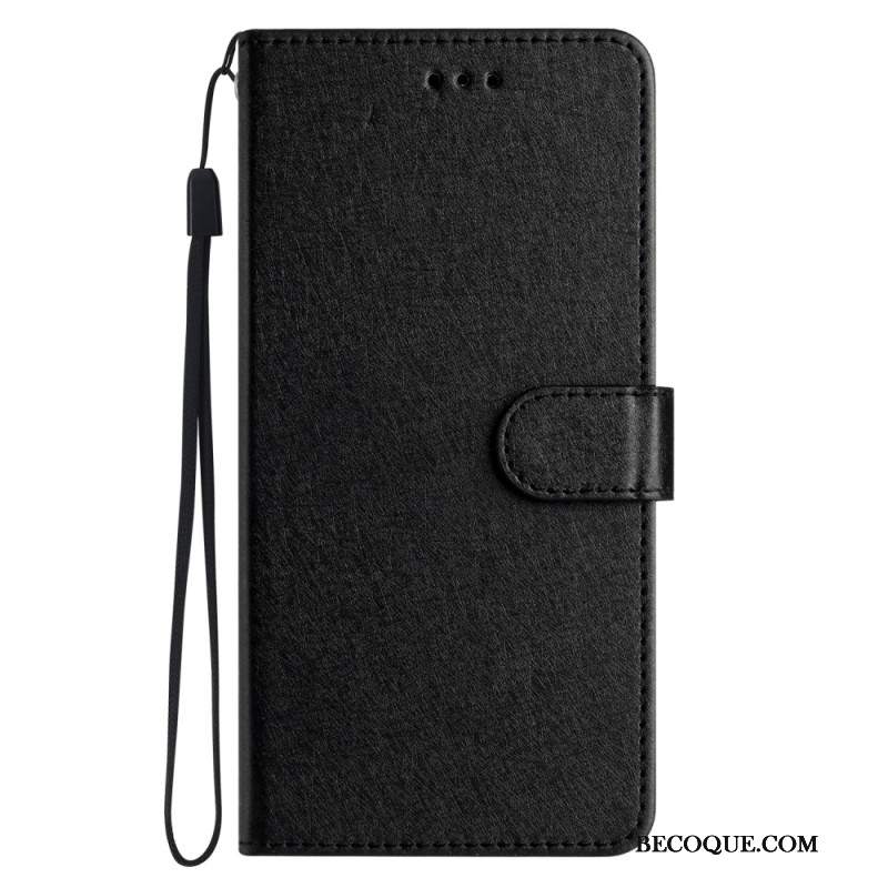 Etui Folio Motorola Edge 50 Jedwabna Tekstura