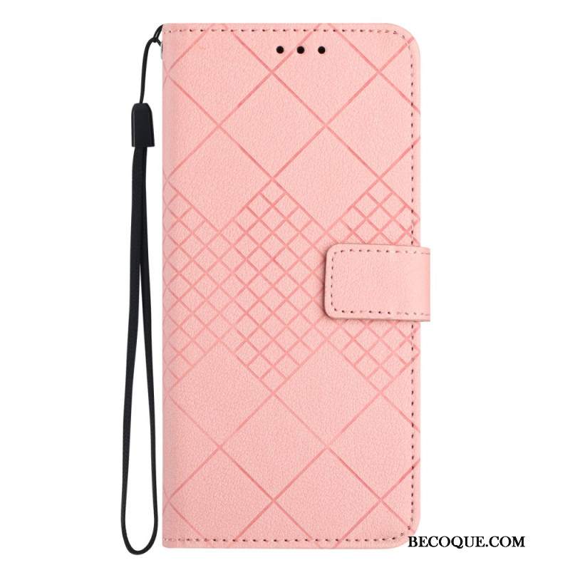 Etui Folio Motorola Edge 50 Neo Diamenty