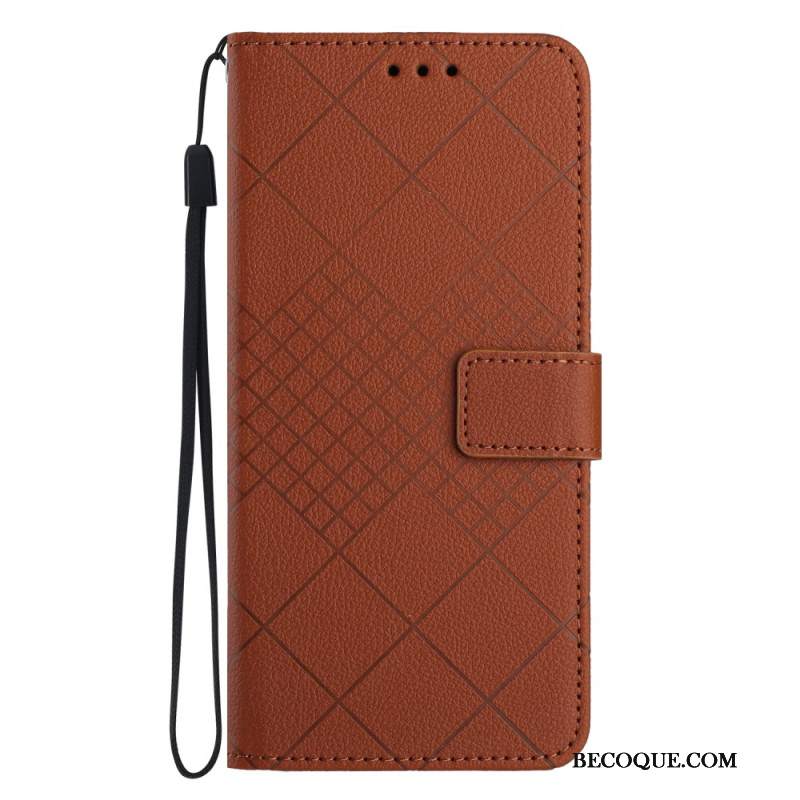 Etui Folio Motorola Edge 50 Neo Diamenty