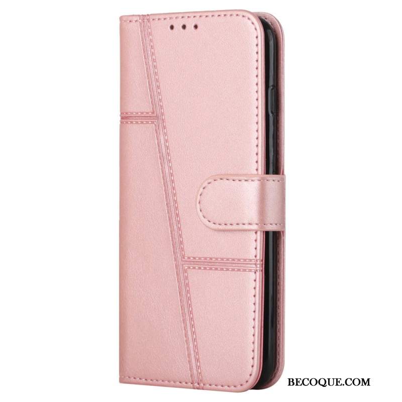 Etui Folio Motorola Edge 50 Pro Paski W Stylu Biznesowym Etui Ochronne