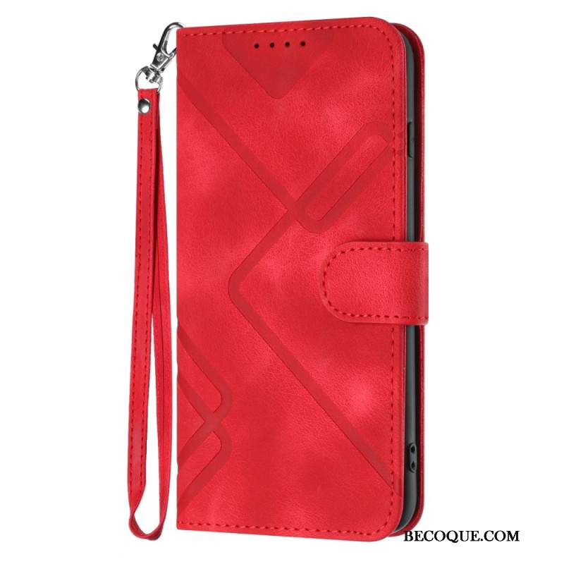 Etui Folio Oneplus 12 5g Styl Retro Z Paskiem