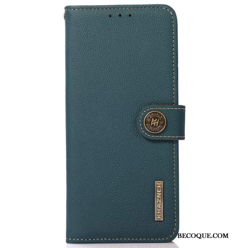 Etui Folio Oppo Reno 11 5g Prawdziwa Skóra Khazneh Etui Ochronne