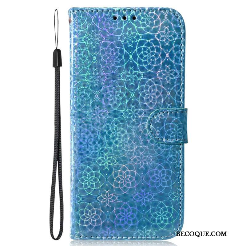 Etui Folio Oppo Reno 11 Pro 5g Styl Dyskotekowy Na Ramiączkach