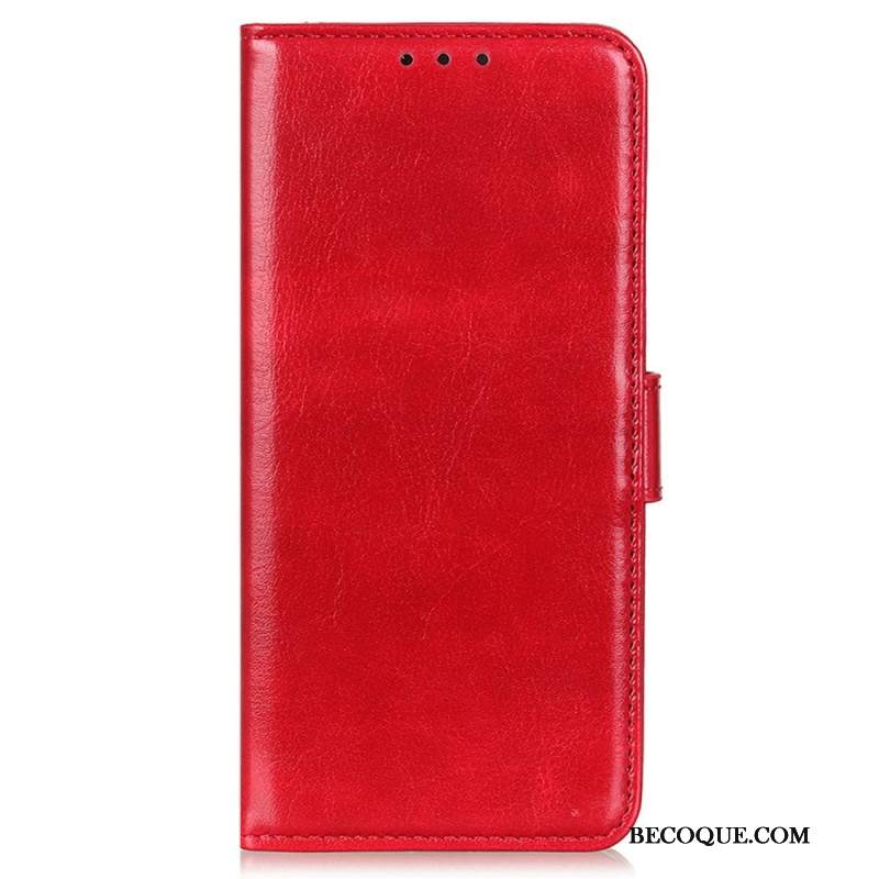 Etui Folio Oppo Reno 11 Pro 5g Sztuczna Skóra Lakierowana Etui Ochronne