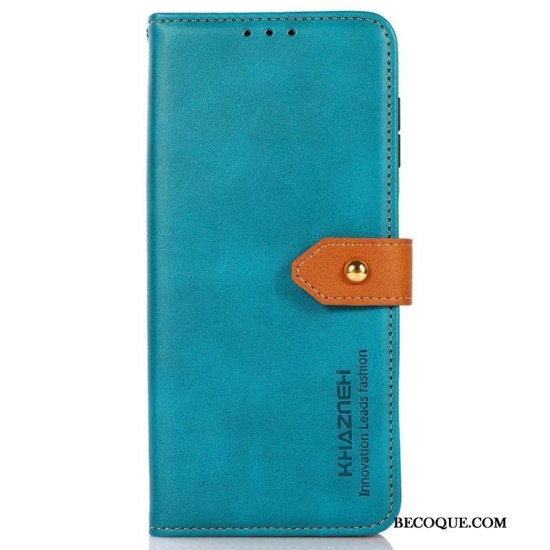 Etui Folio Oppo Reno 12 5g Złota Zapinka Khazneh Etui Ochronne