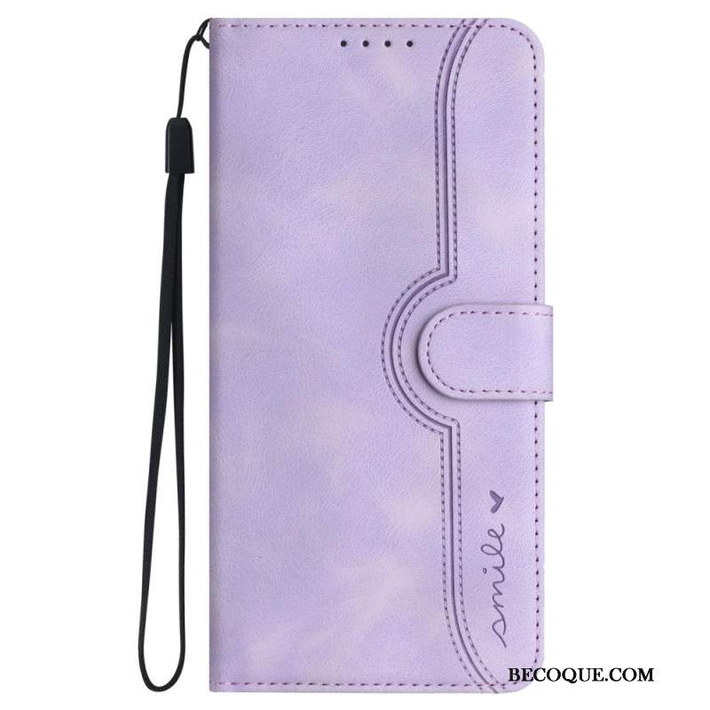 Etui Folio Oppo Reno 12 Pro 5g Uśmiechnij Się Etui Ochronne