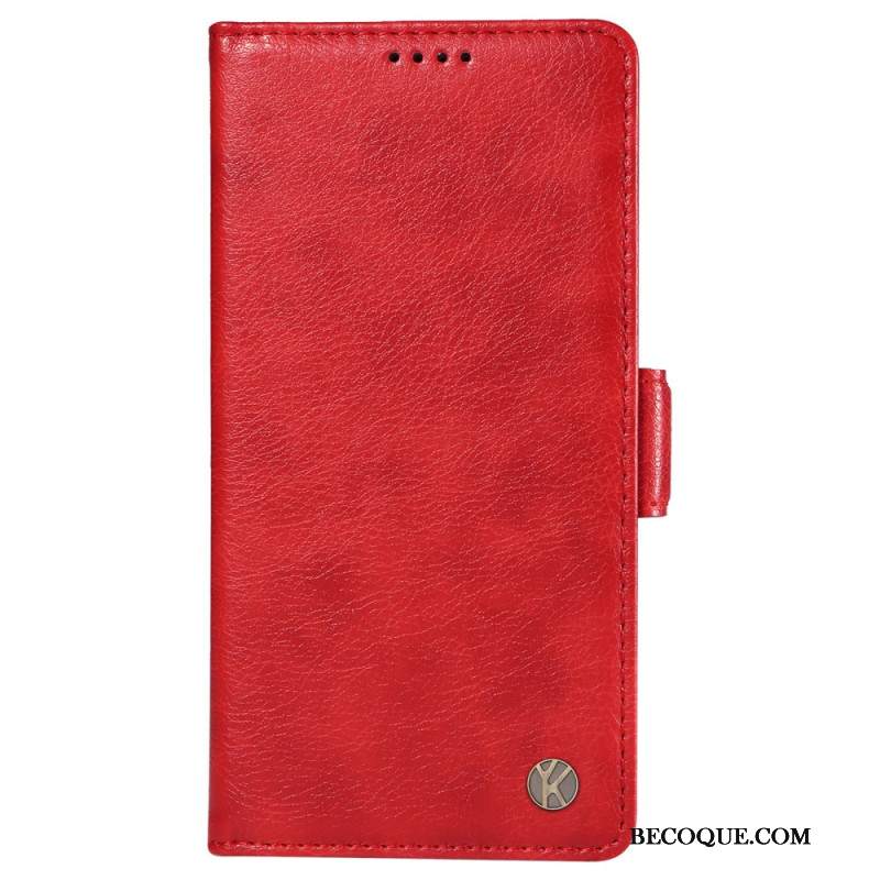 Etui Folio Oppo Reno 12 Pro 5g Vintage Yikatu Etui Ochronne