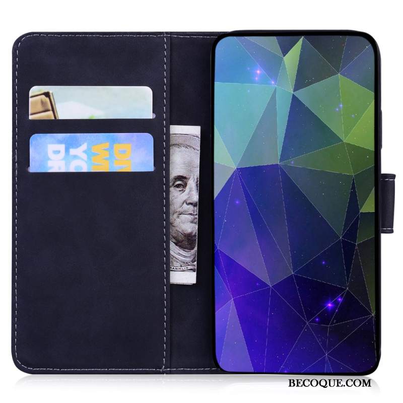 Etui Folio Realme 12 Pro / 12 Pro Plus Nadruk Motyla Etui Ochronne