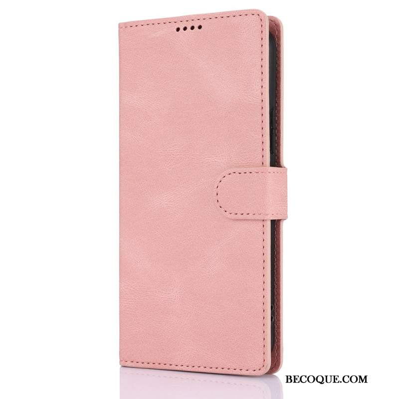 Etui Folio Samsung Galaxy A15 5g Zamszowy Styl Z Paskiem Etui Ochronne