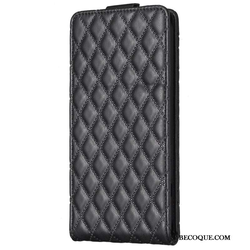 Etui Folio Samsung Galaxy A15 Pikowana Pionowa Klapa